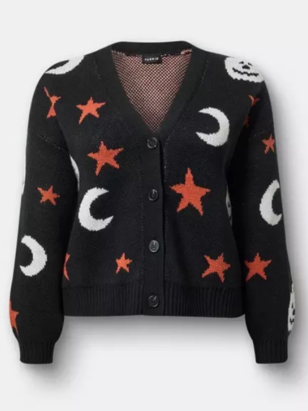 NWT Torrid Size 6 Halloween Button-Up Cardigan - Picture 3 of 6
